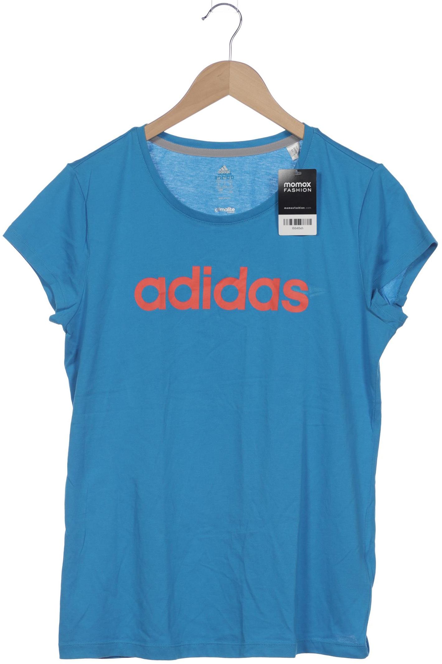 

adidas Damen T-Shirt, blau, Gr. 42