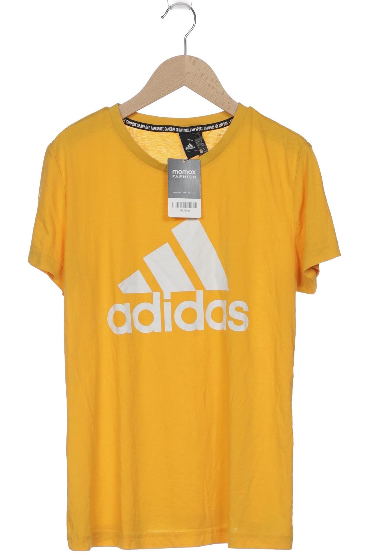 

adidas Damen T-Shirt, gelb, Gr. 38