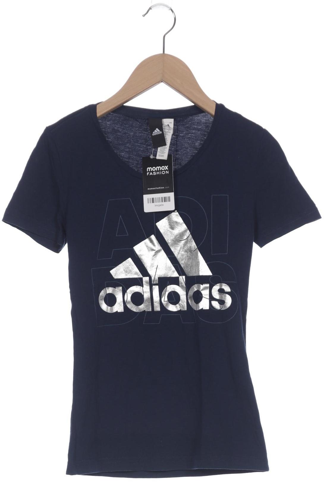 

adidas Damen T-Shirt, marineblau, Gr. 32