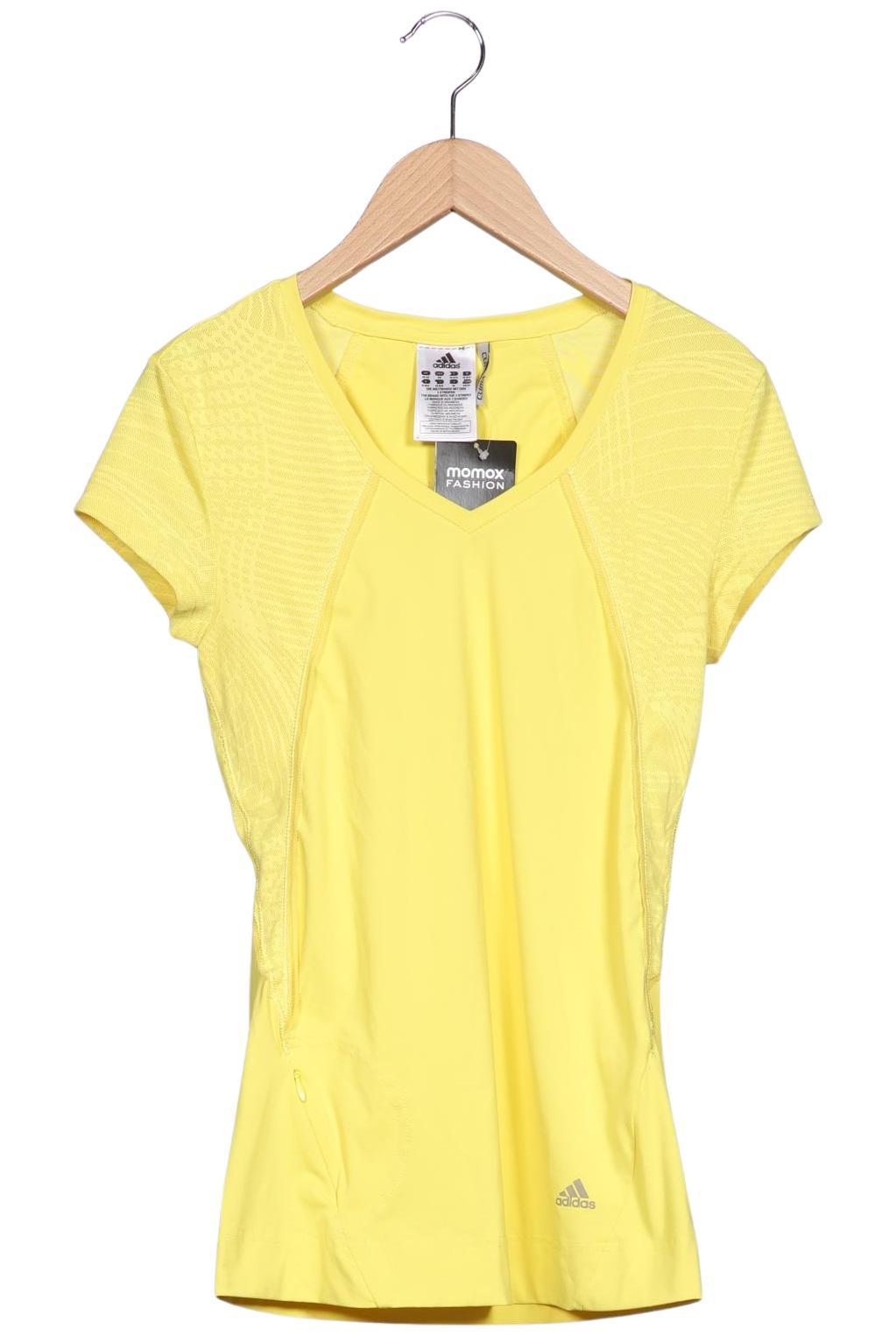 

adidas Damen T-Shirt, gelb, Gr. 34