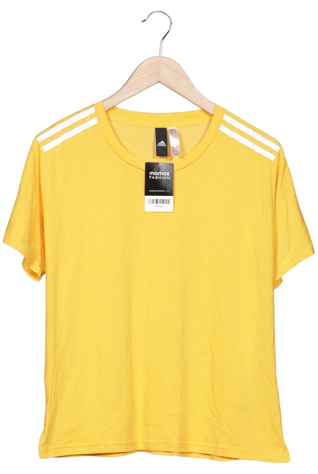 

adidas Damen T-Shirt, gelb, Gr. 36