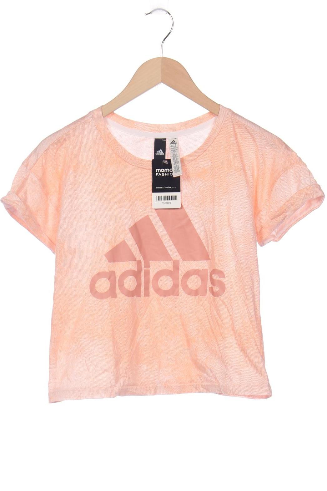 

adidas Damen T-Shirt, orange, Gr. 34