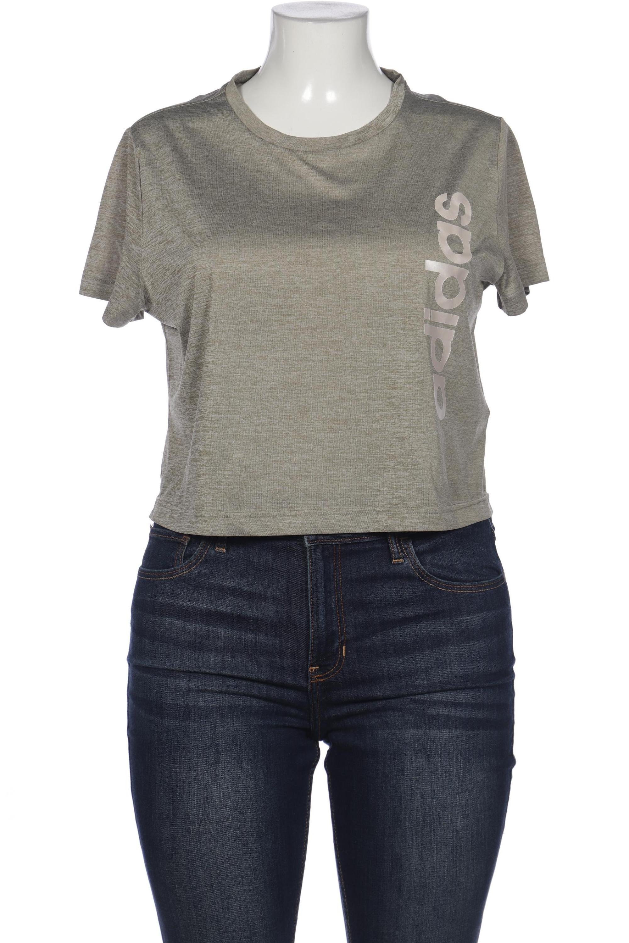 

adidas Damen T-Shirt, grau, Gr. 44