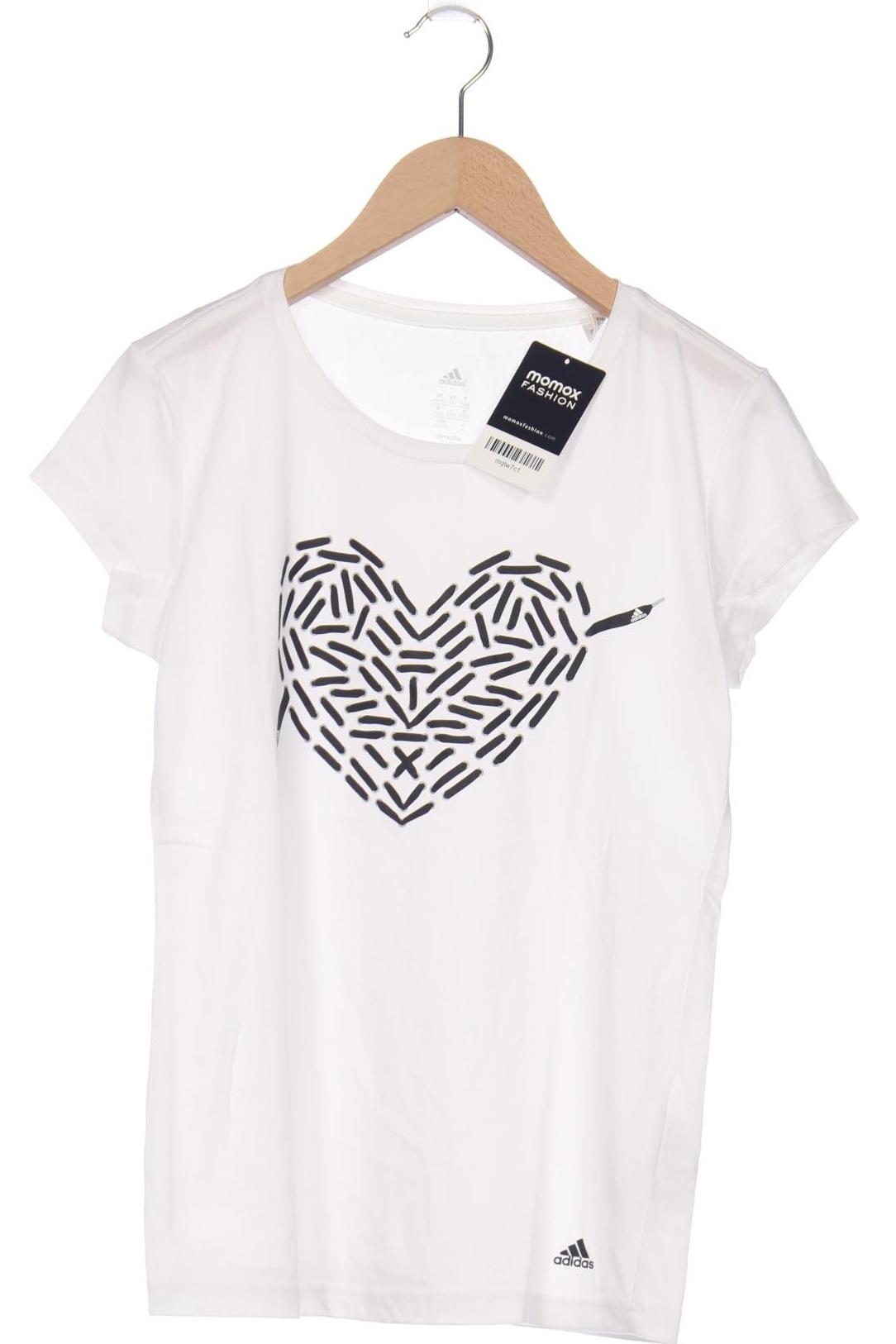 

adidas Damen T-Shirt, weiß, Gr. 34