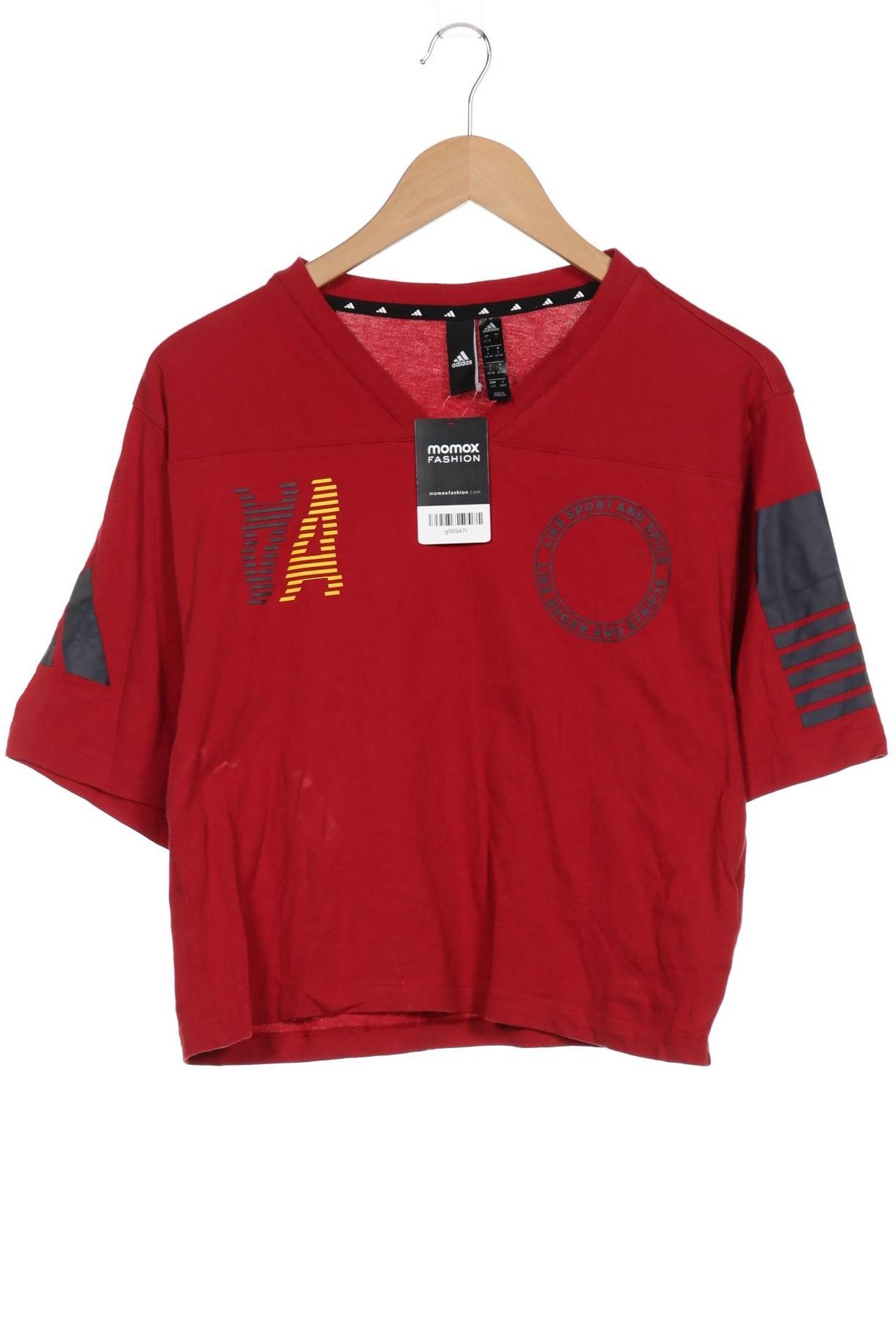 

adidas Damen T-Shirt, bordeaux, Gr. 42