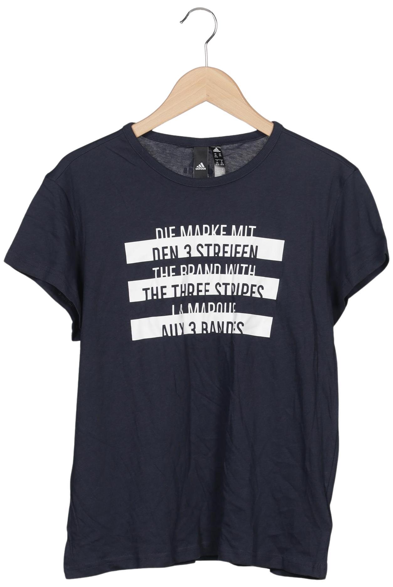 

adidas Damen T-Shirt, marineblau, Gr. 46