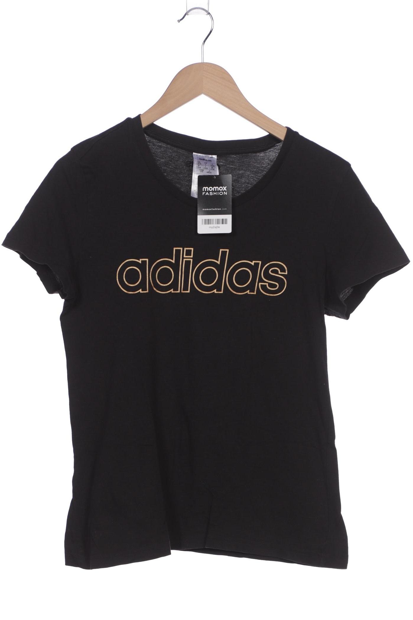 

adidas Damen T-Shirt, schwarz, Gr. 42