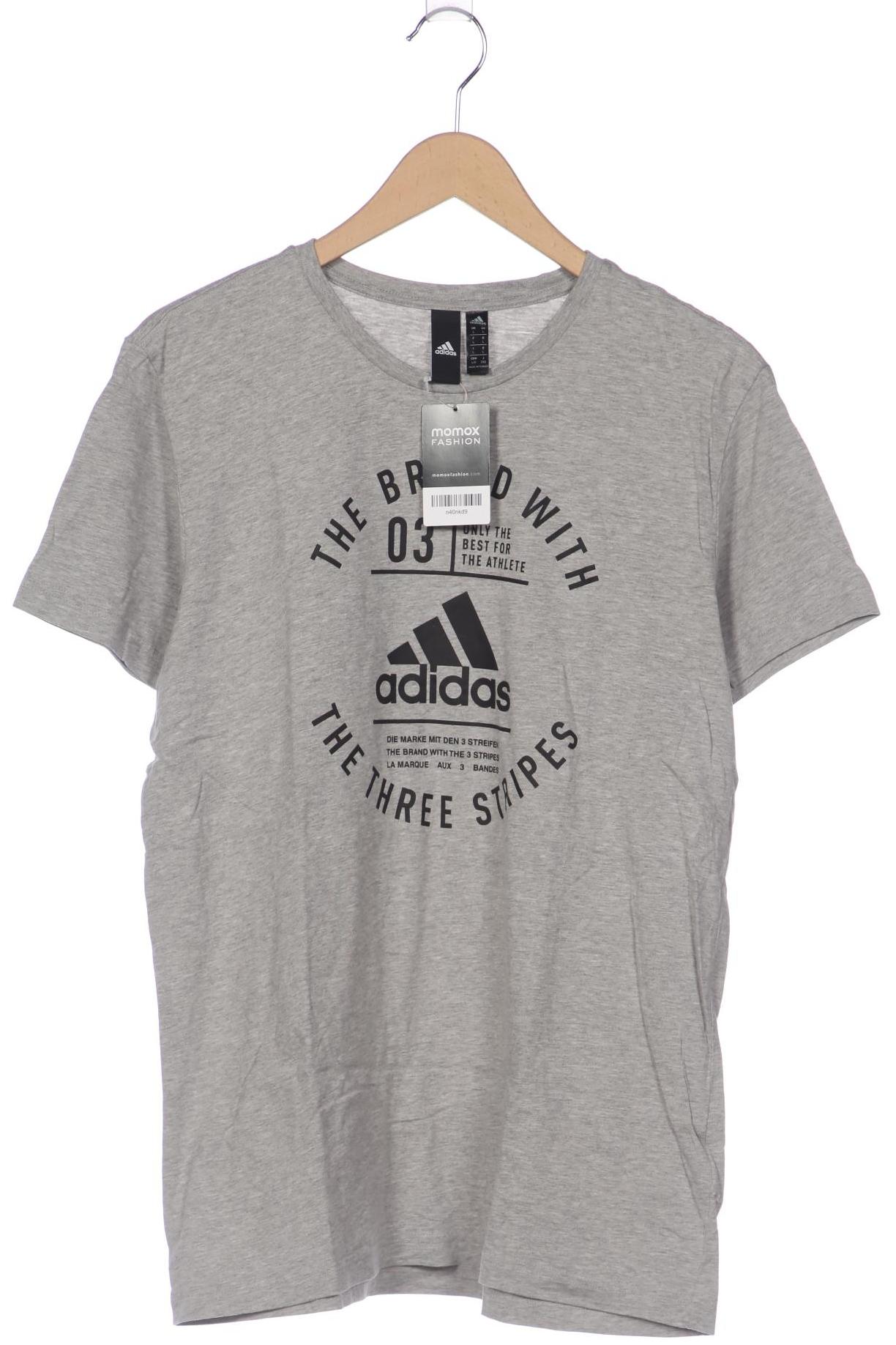 

adidas Damen T-Shirt, grau, Gr. 42
