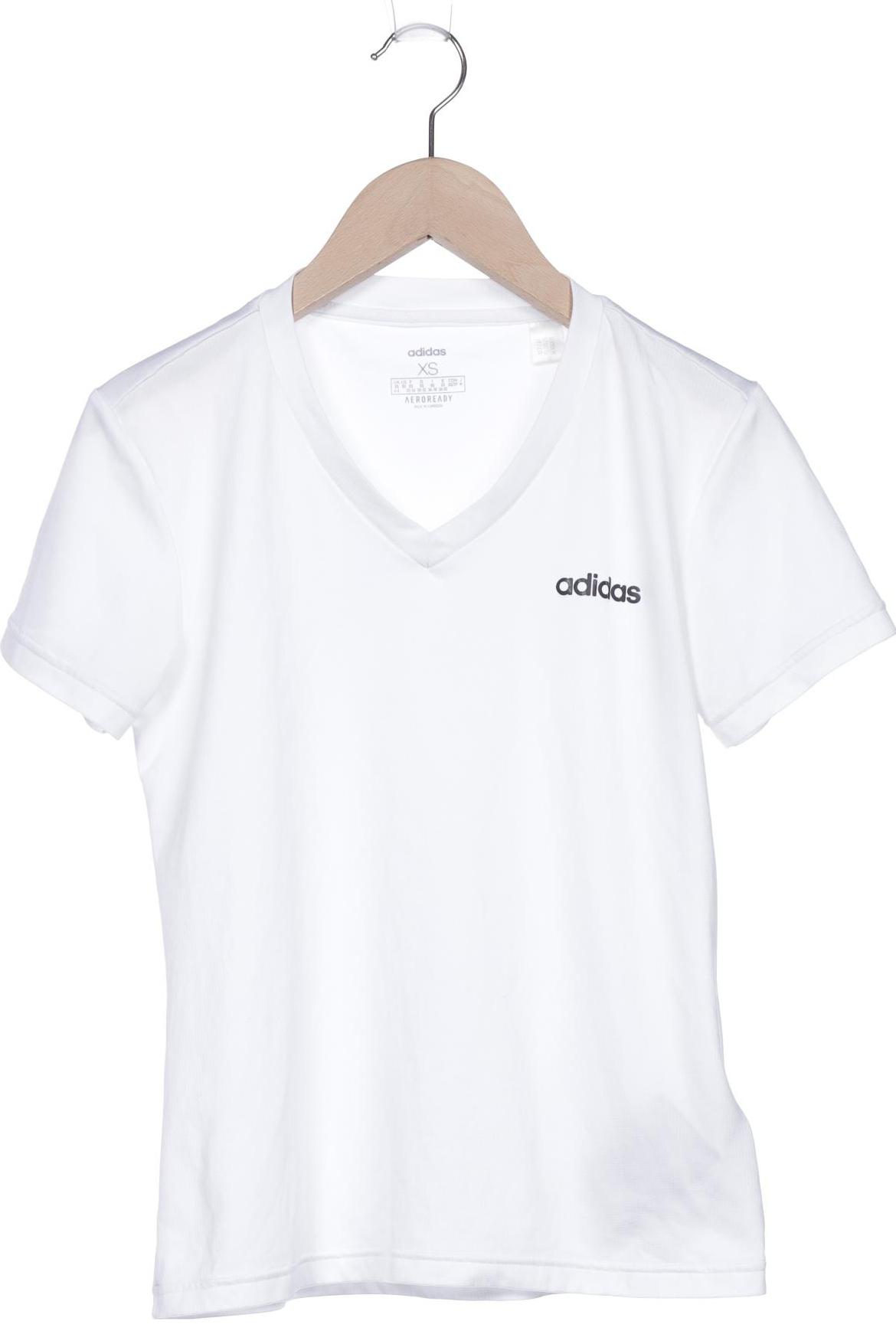 

adidas Damen T-Shirt, weiß, Gr. 34