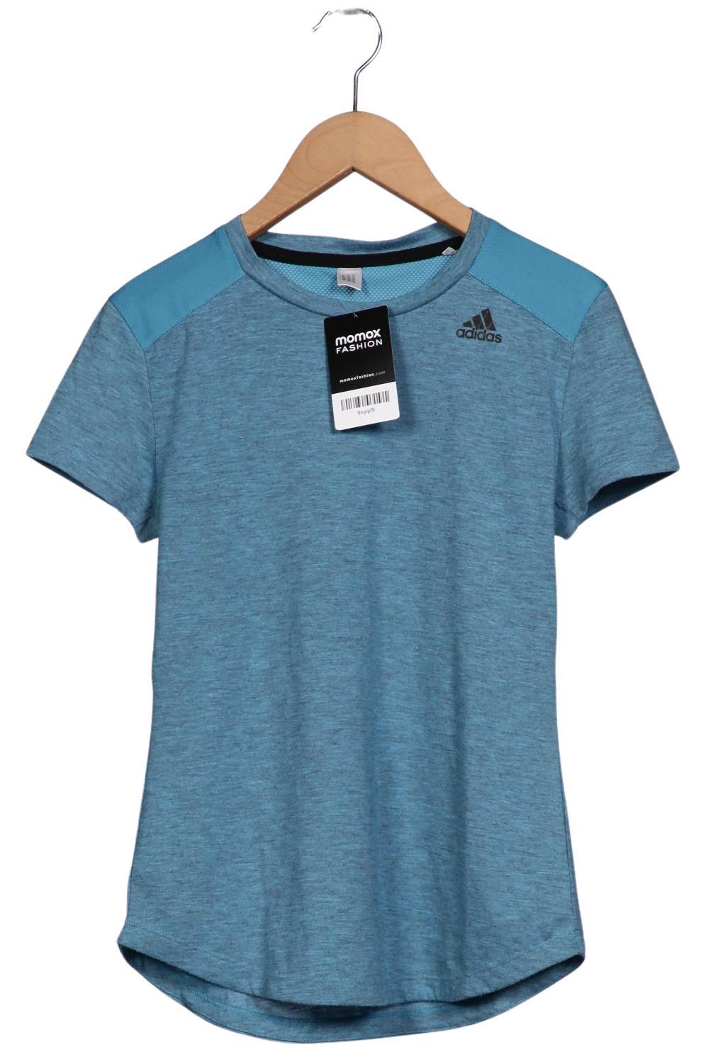

adidas Damen T-Shirt, blau, Gr. 34