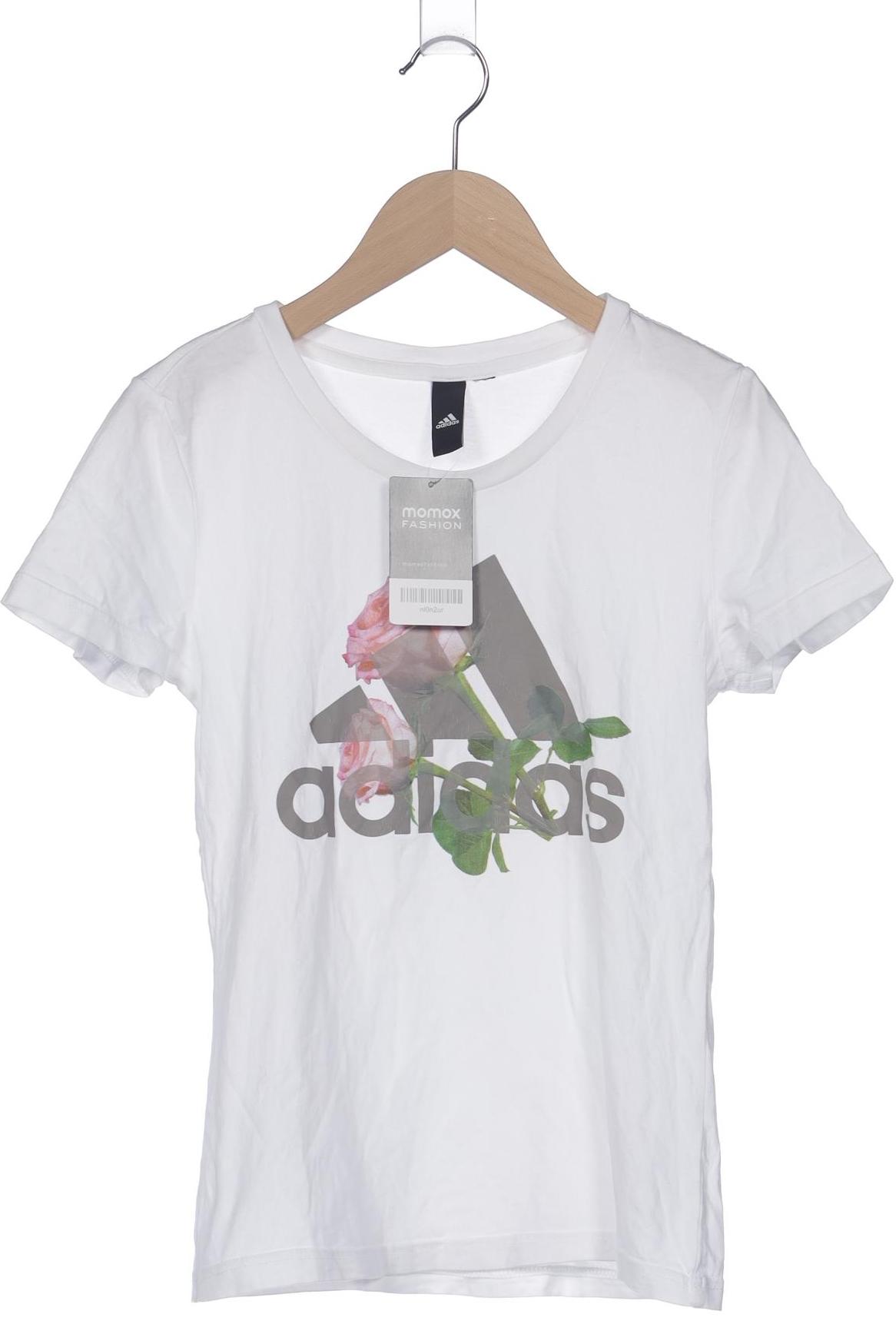 

adidas Damen T-Shirt, weiß, Gr. 32