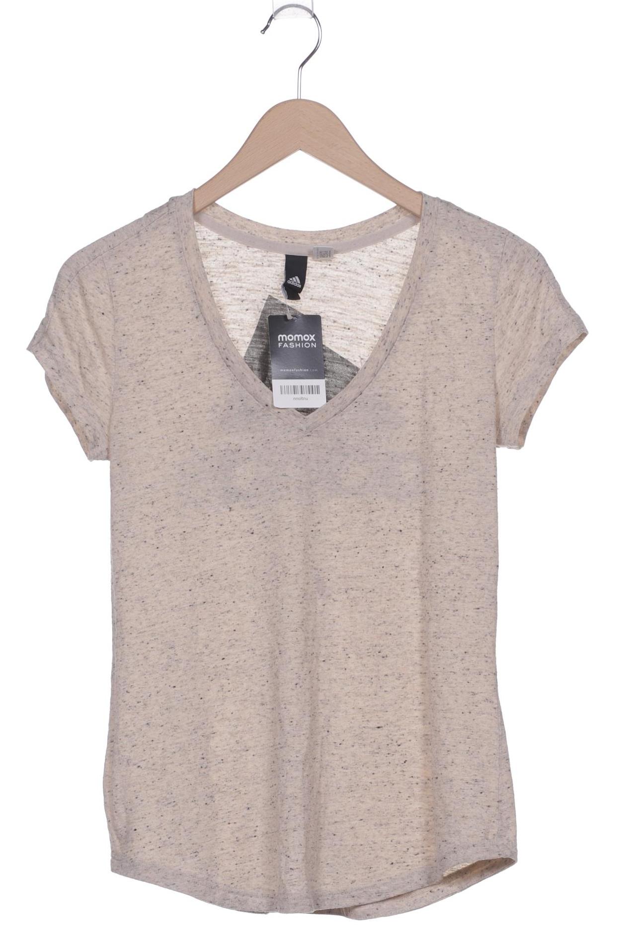 

adidas Damen T-Shirt, beige, Gr. 38