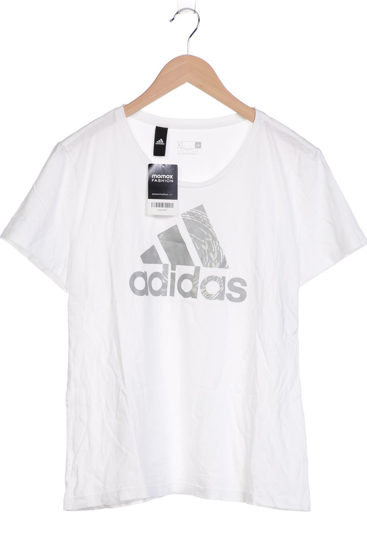 

adidas Damen T-Shirt, weiß, Gr. 44