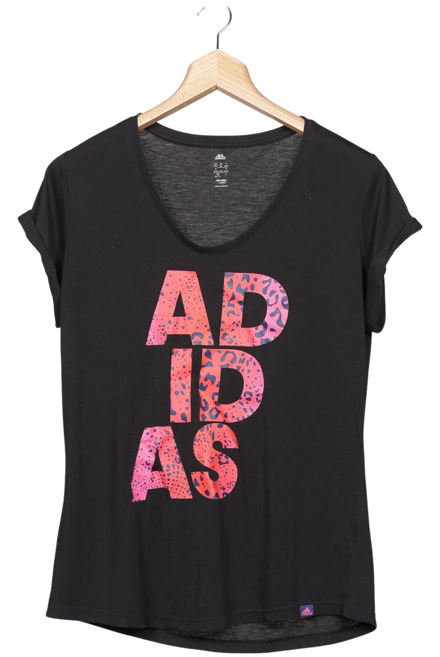 

adidas Damen T-Shirt, schwarz, Gr. 44