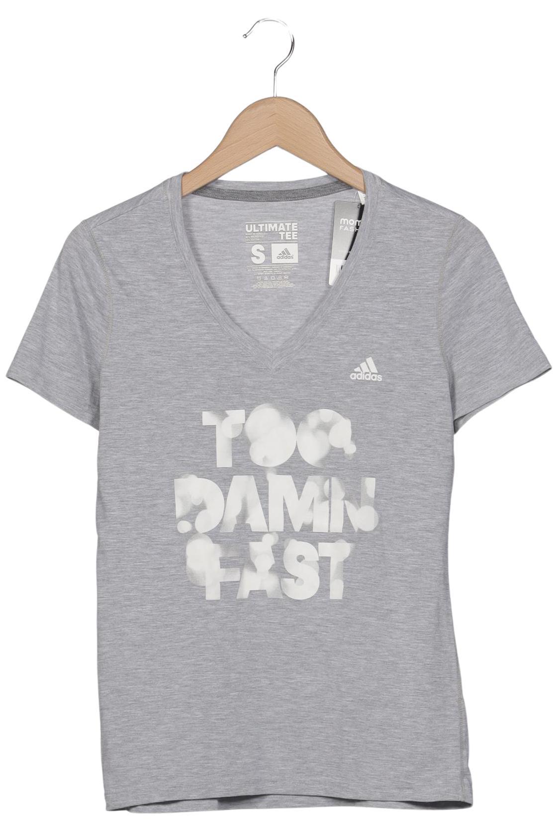

adidas Damen T-Shirt, grau, Gr. 36