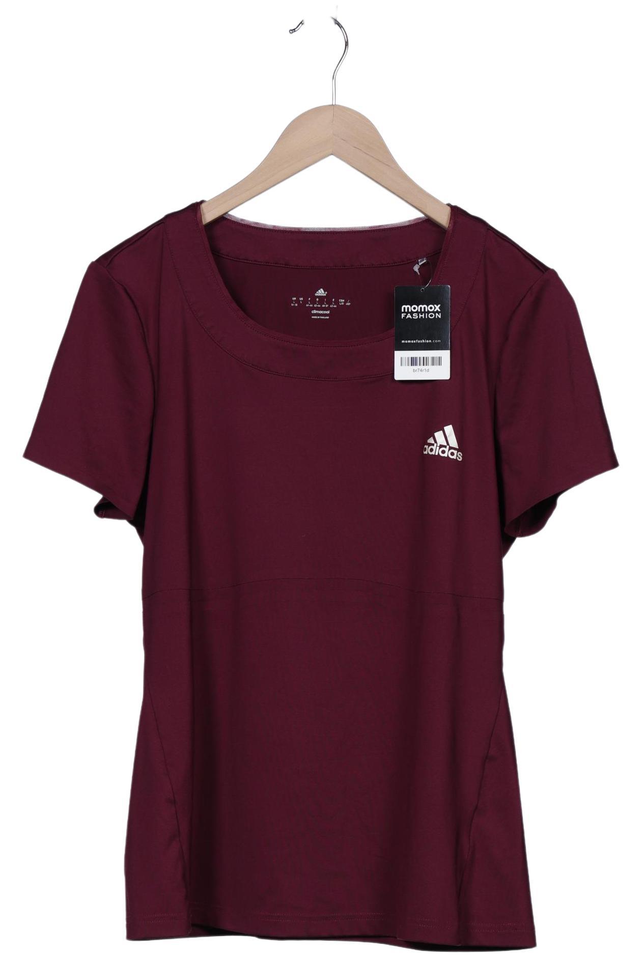 

adidas Damen T-Shirt, bordeaux, Gr. 42