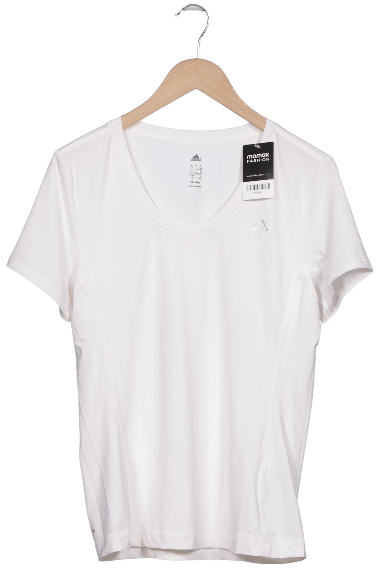 

adidas Damen T-Shirt, weiß, Gr. 42