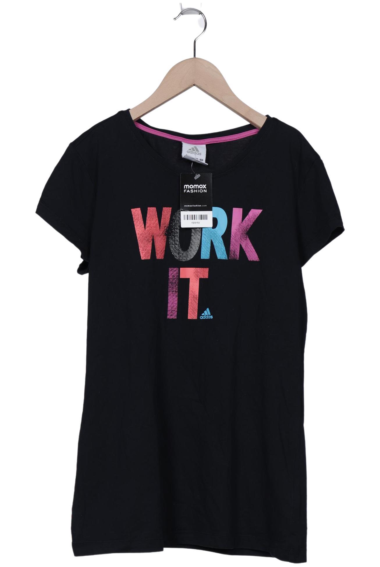 

adidas Damen T-Shirt, schwarz, Gr. 42