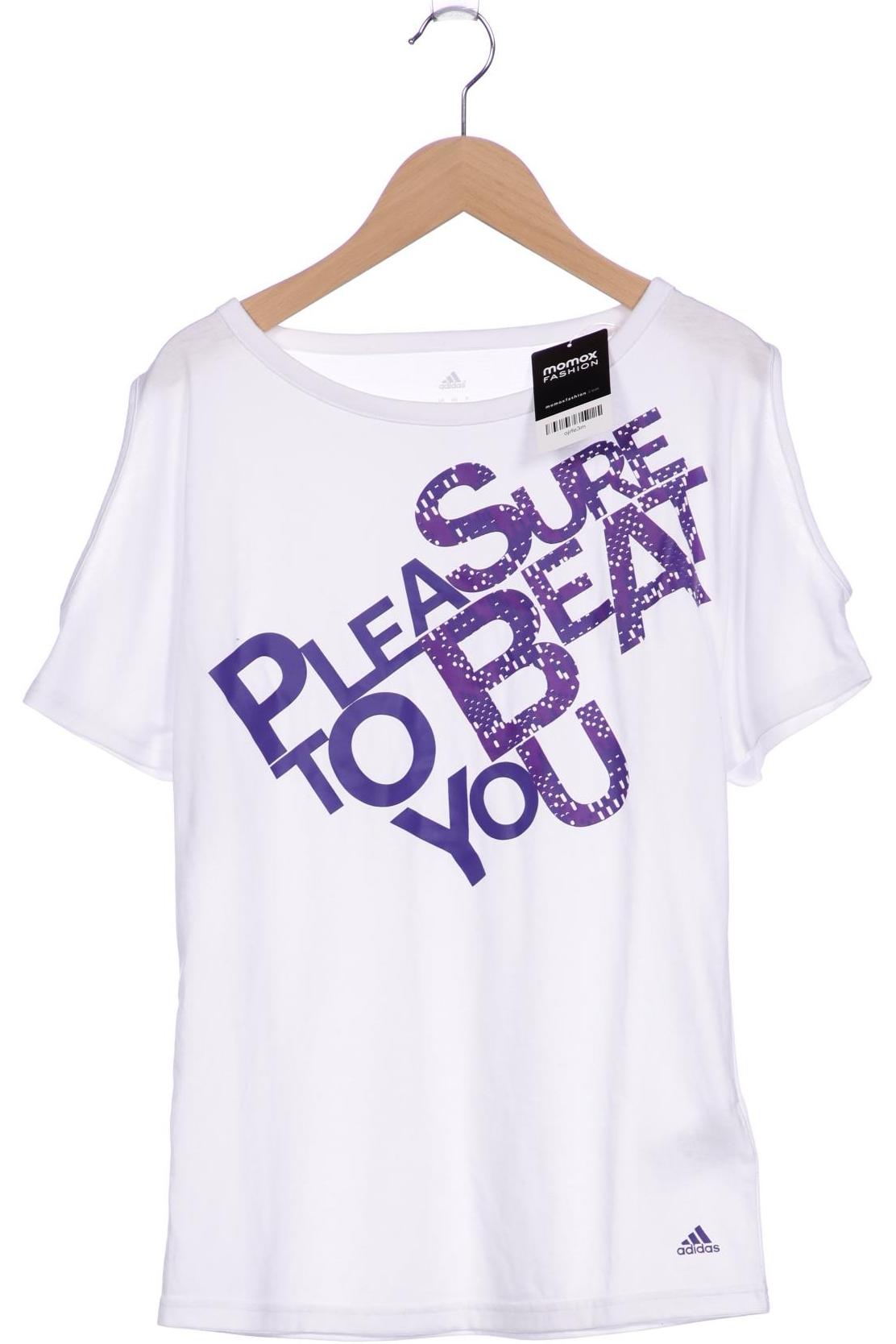 

adidas Damen T-Shirt, weiß, Gr. 36