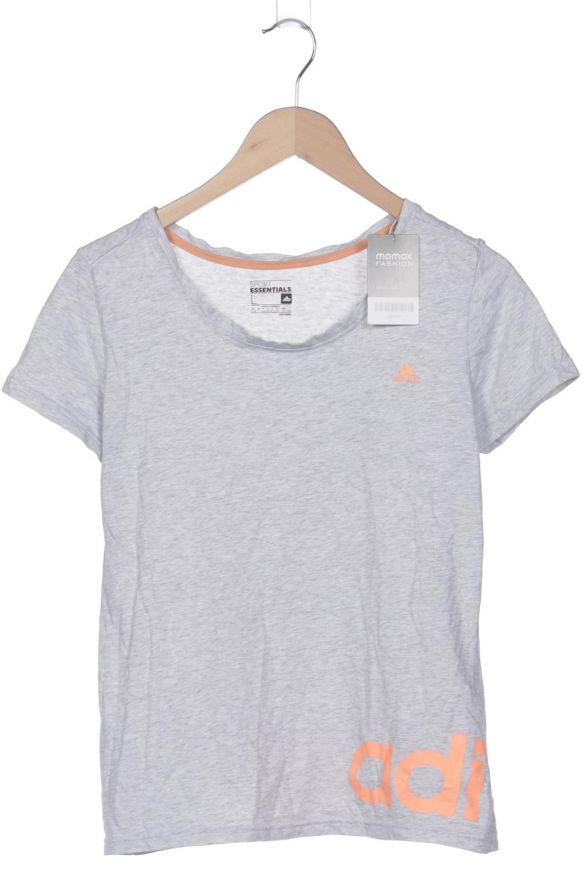 

adidas Damen T-Shirt, grau, Gr. 42