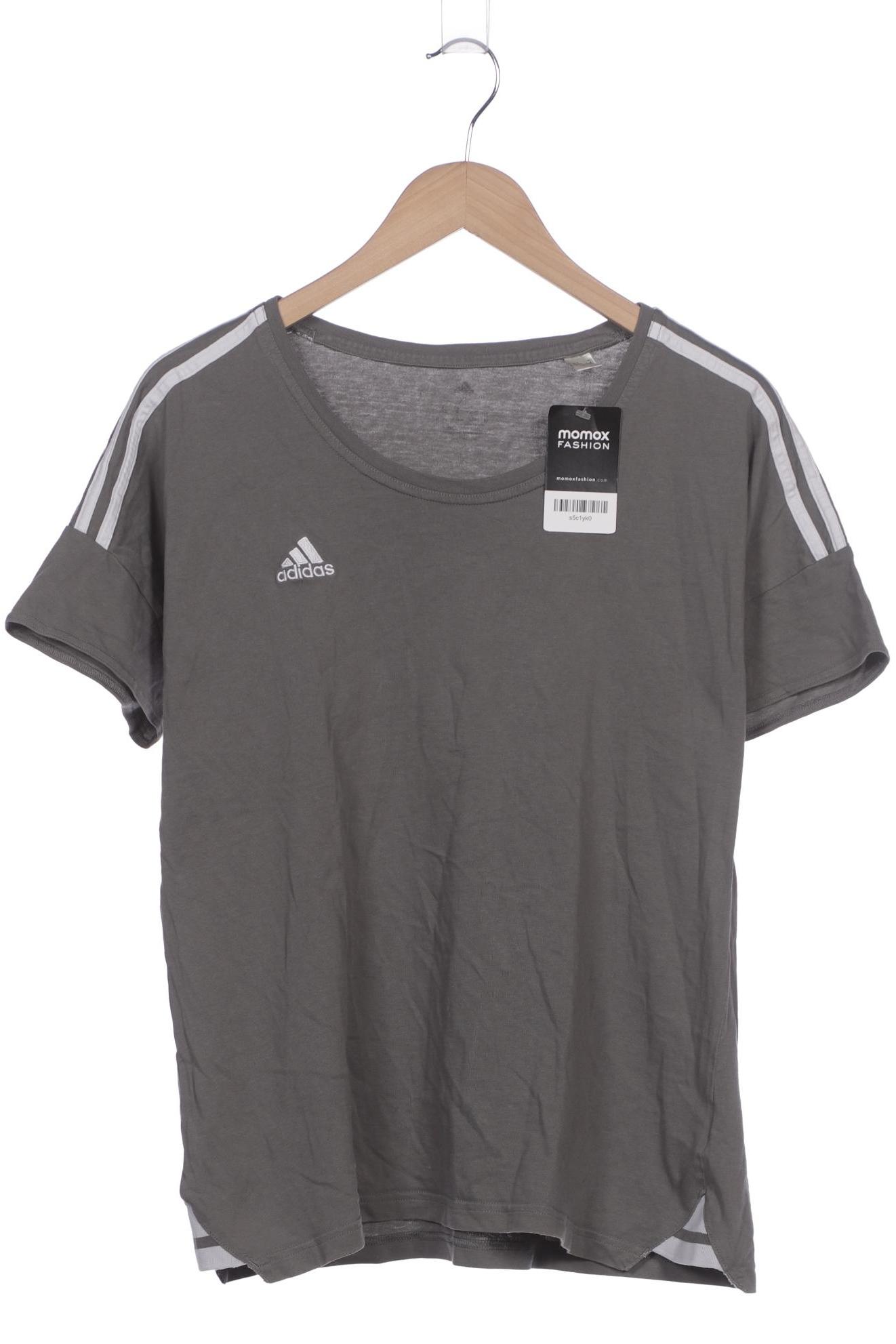 

adidas Damen T-Shirt, grau, Gr. 44