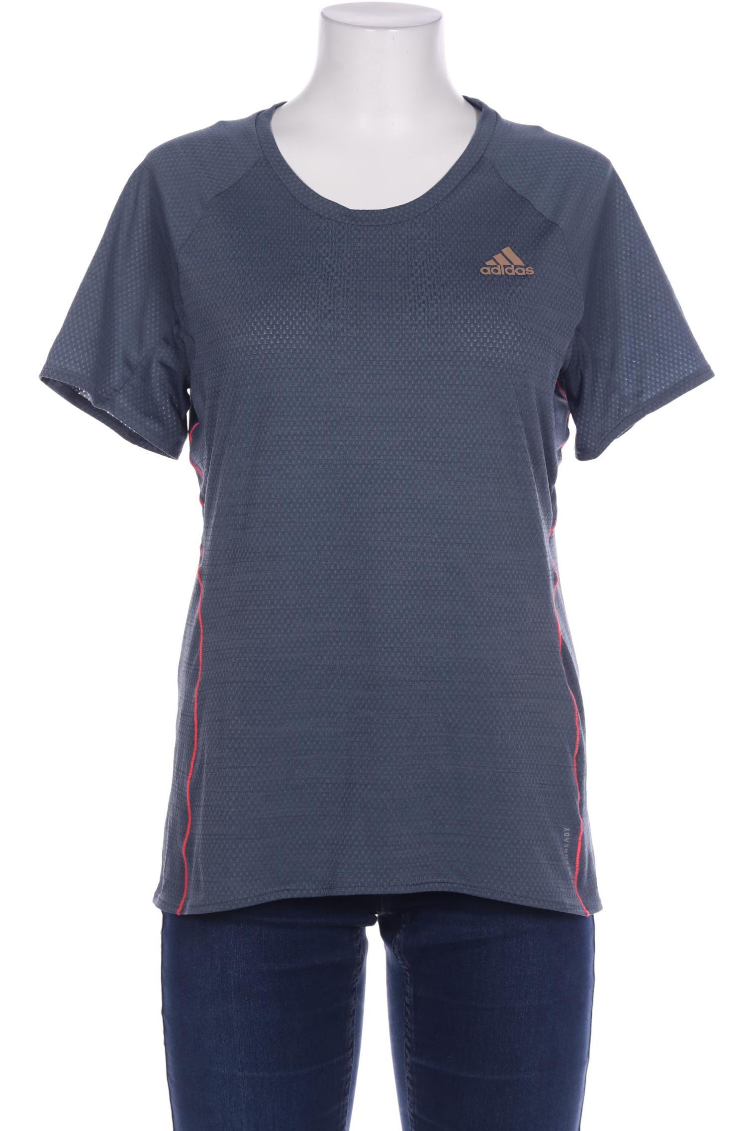 

adidas Damen T-Shirt, blau, Gr. 42