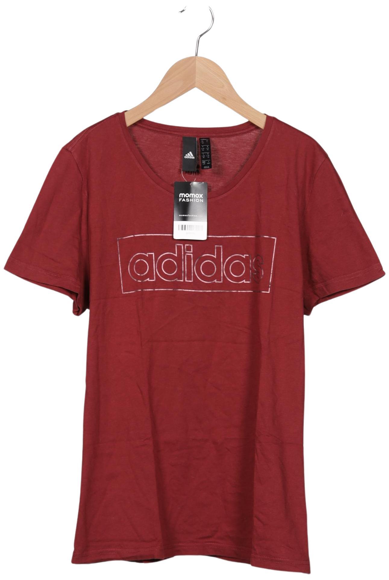 

adidas Damen T-Shirt, bordeaux, Gr. 42