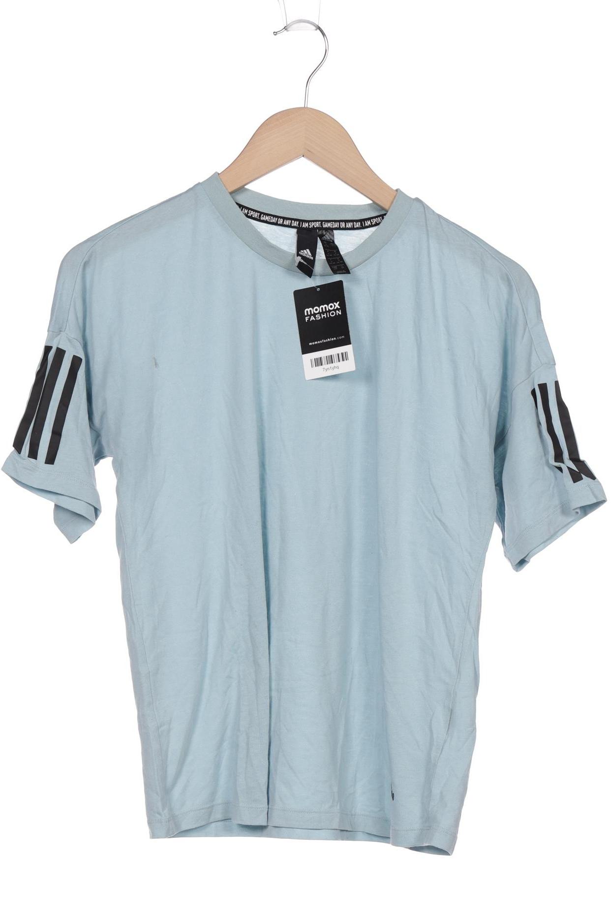 

adidas Damen T-Shirt, hellblau, Gr. 36