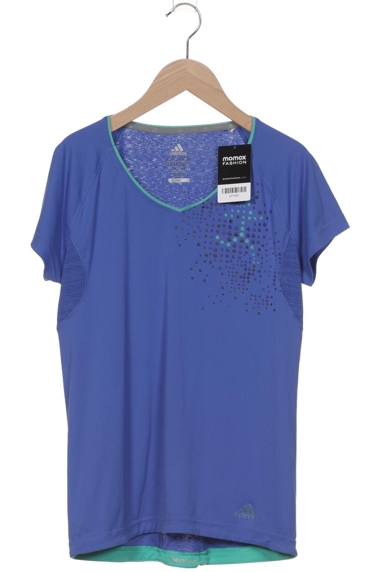 

adidas Damen T-Shirt, blau, Gr. 36