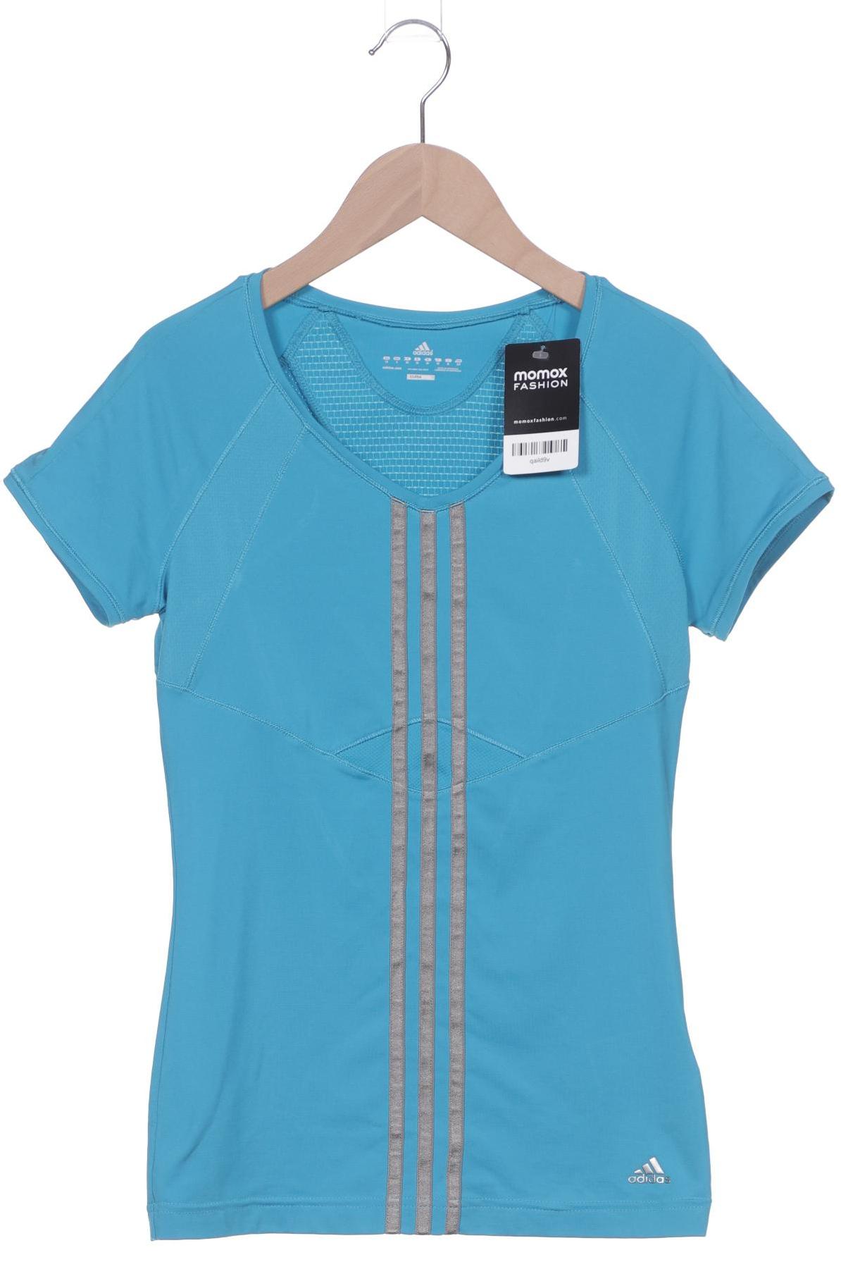 

adidas Damen T-Shirt, blau, Gr. 36