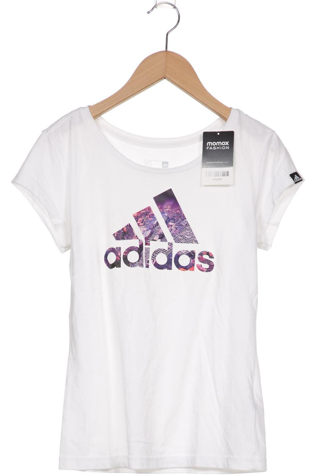 

adidas Damen T-Shirt, weiß