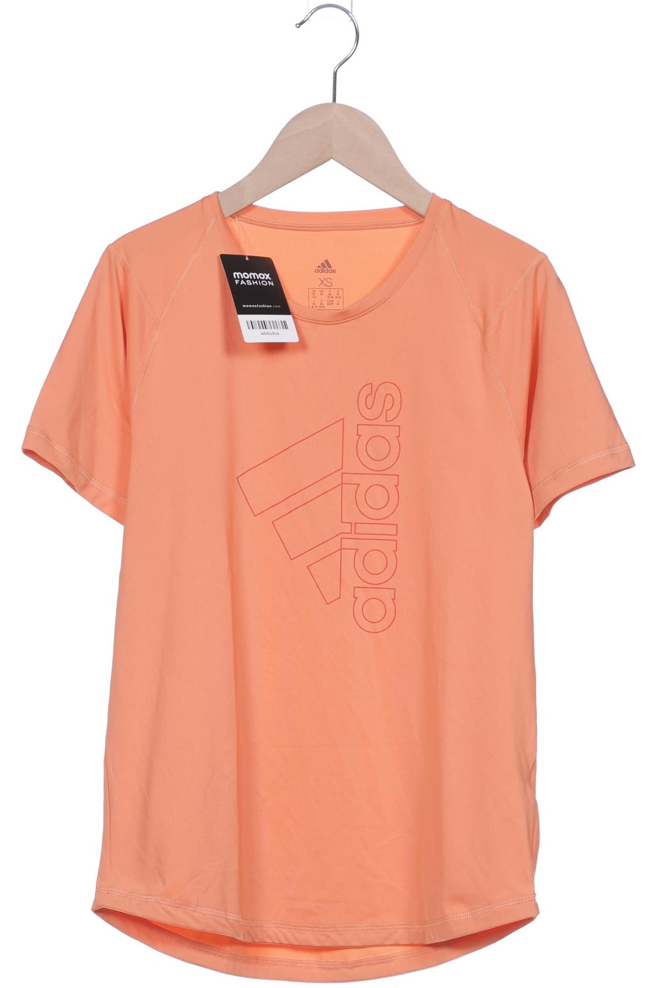 

adidas Damen T-Shirt, orange, Gr. 34