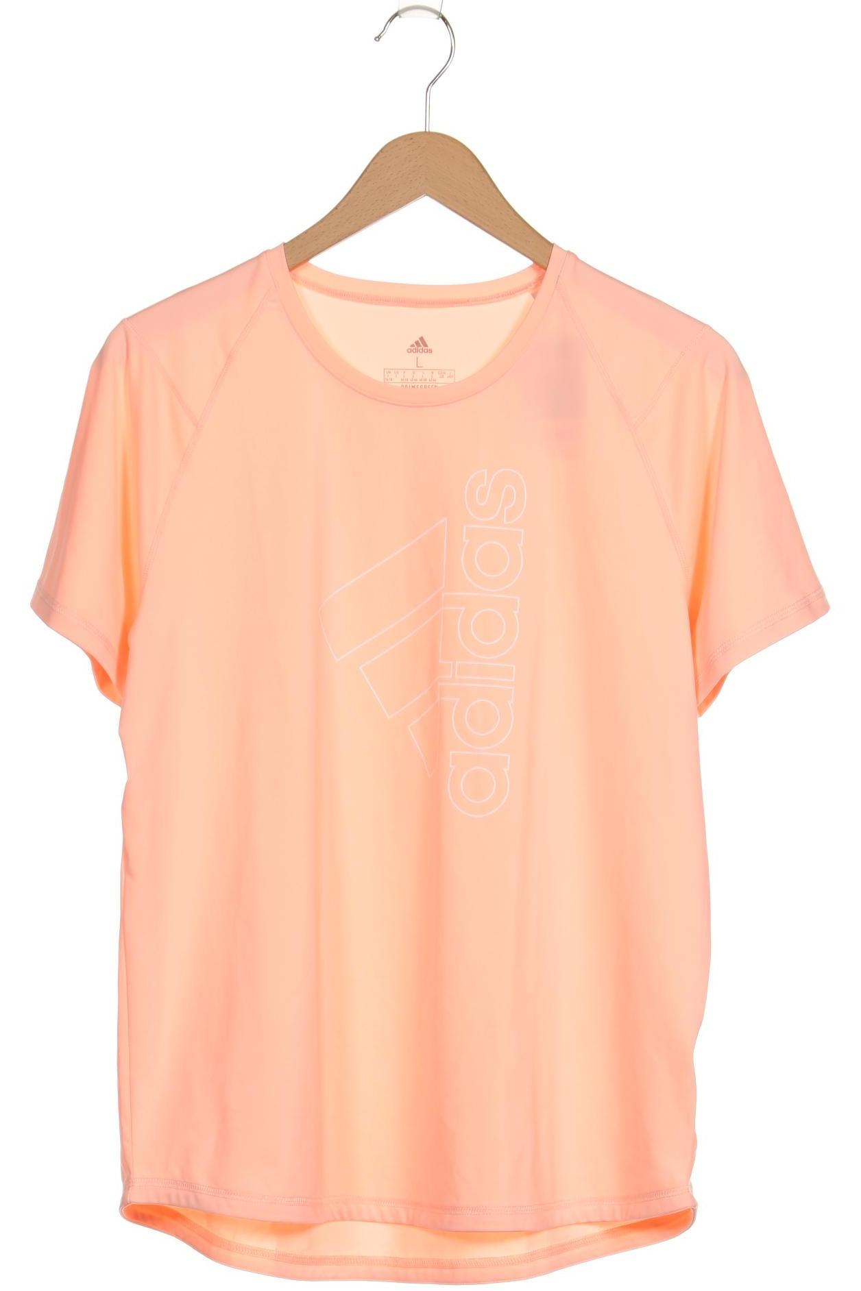 

adidas Damen T-Shirt, orange, Gr. 42