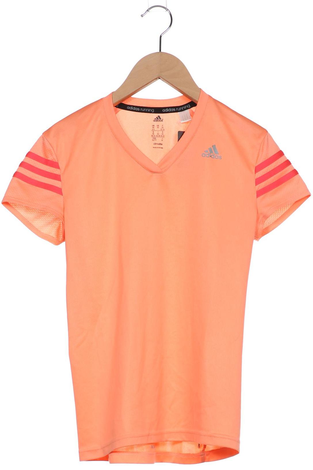 

adidas Damen T-Shirt, orange, Gr. 34