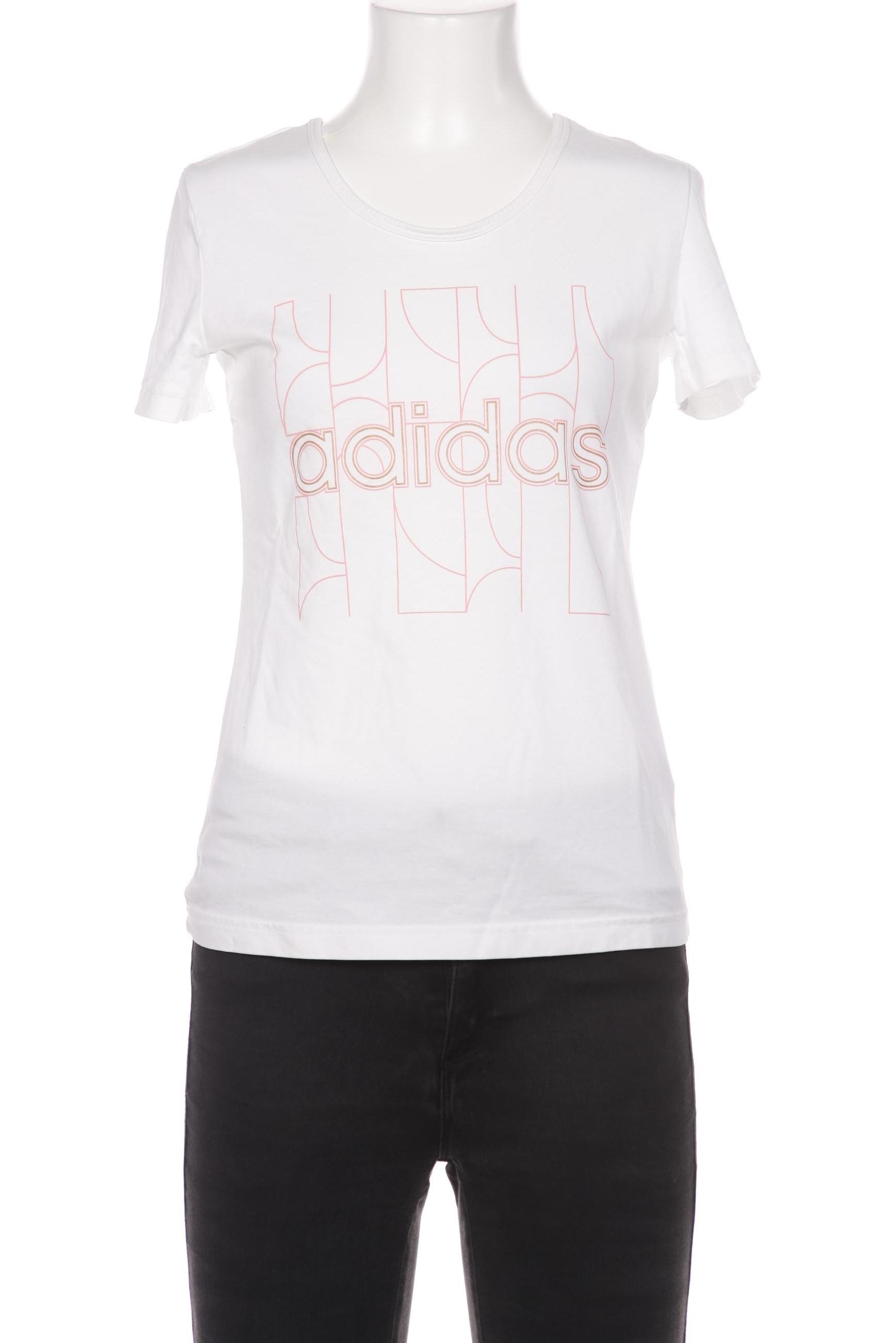 

adidas Damen T-Shirt, weiß, Gr. 36