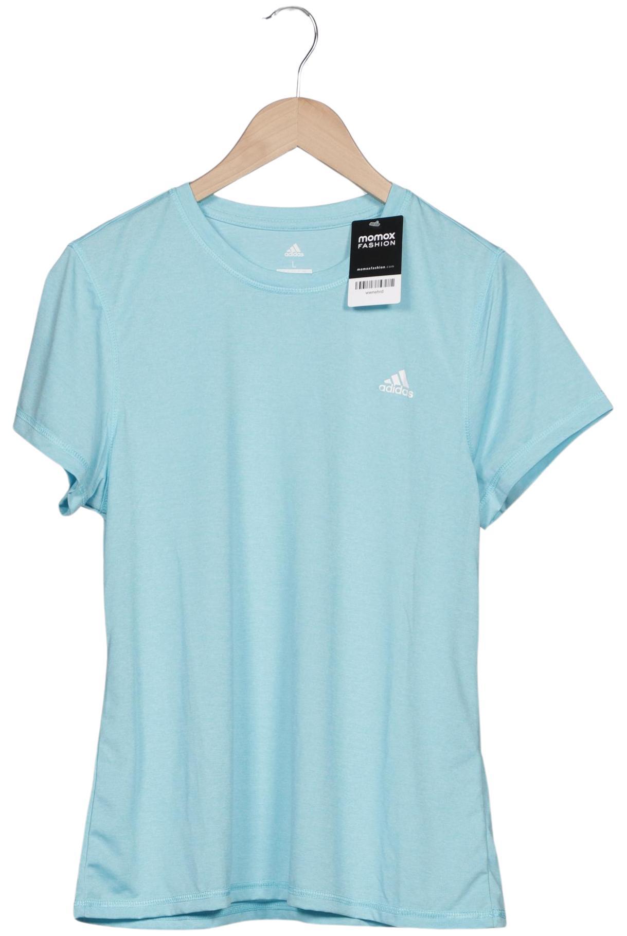 

adidas Damen T-Shirt, hellblau, Gr. 42