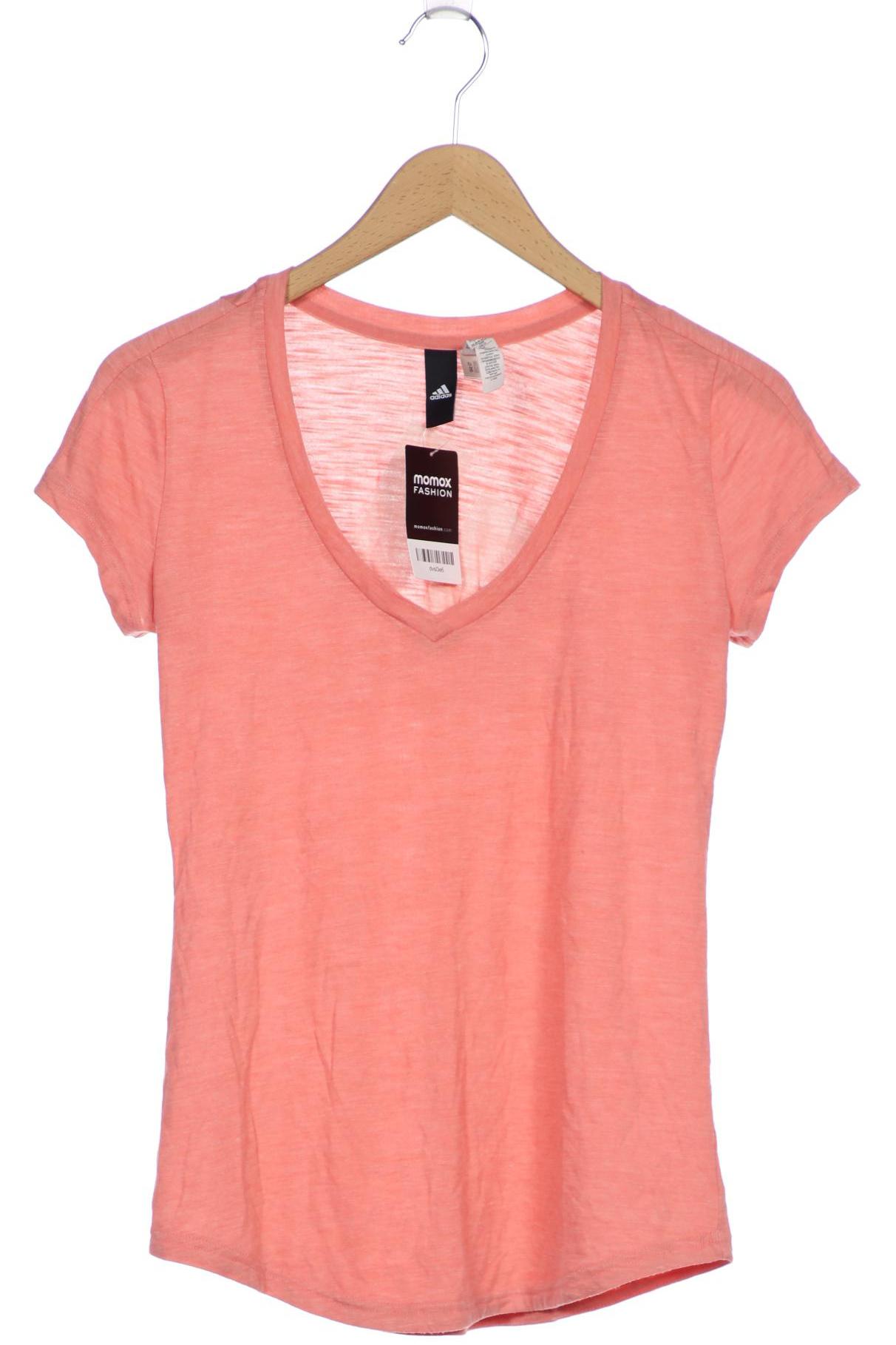 

adidas Damen T-Shirt, orange, Gr. 34