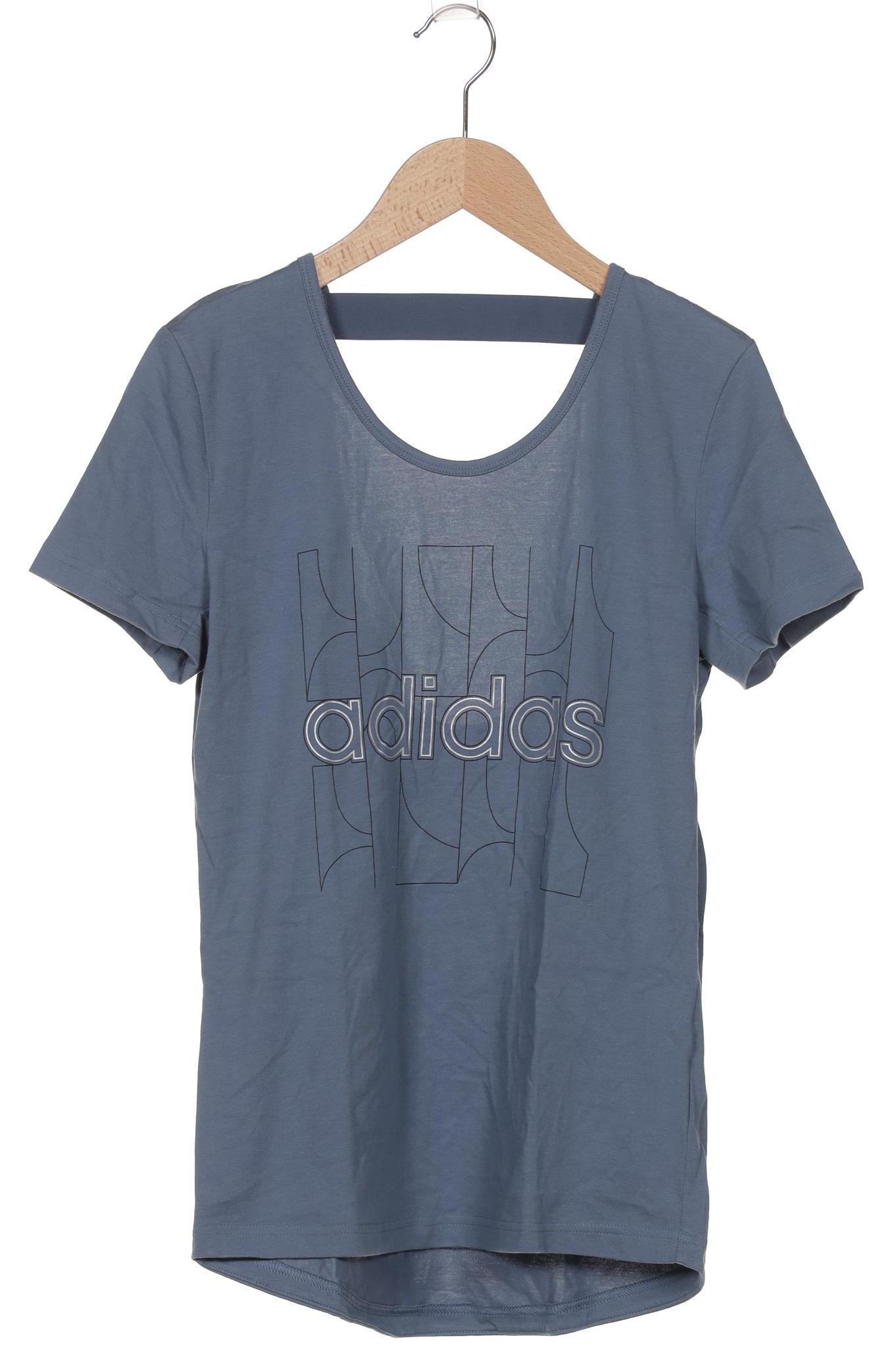 

adidas Damen T-Shirt, blau, Gr. 38