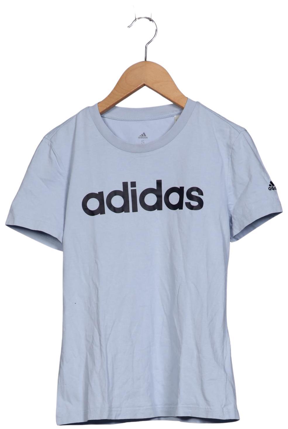 

adidas Damen T-Shirt, hellblau, Gr. 36