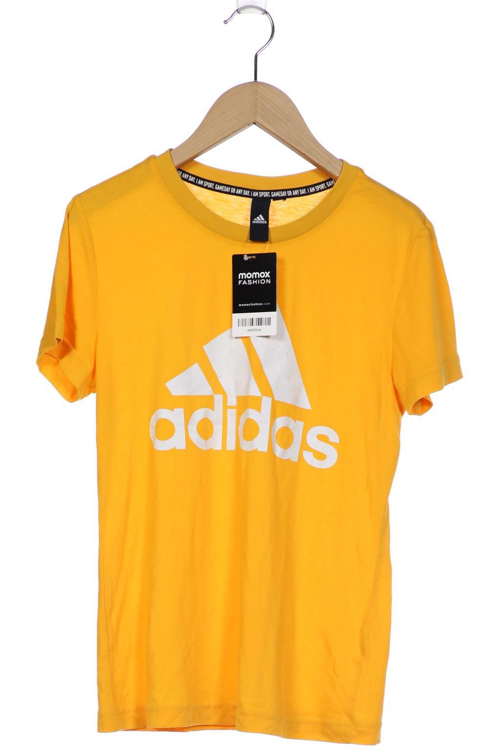 

adidas Damen T-Shirt, gelb, Gr. 34