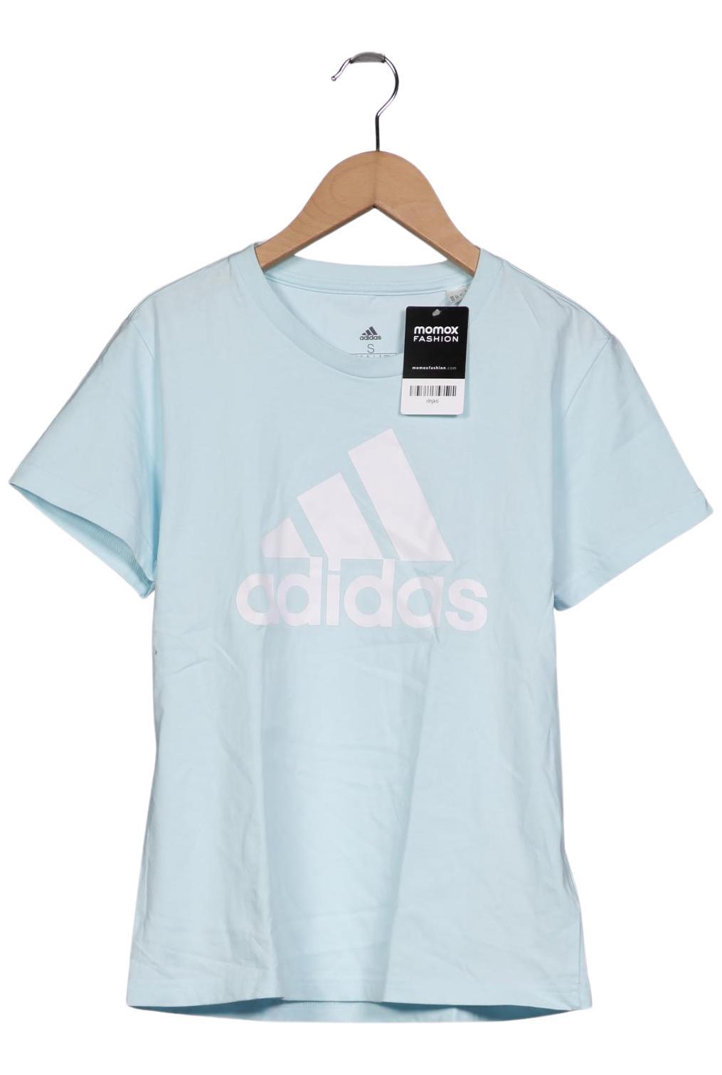 

adidas Damen T-Shirt, hellblau, Gr. 36