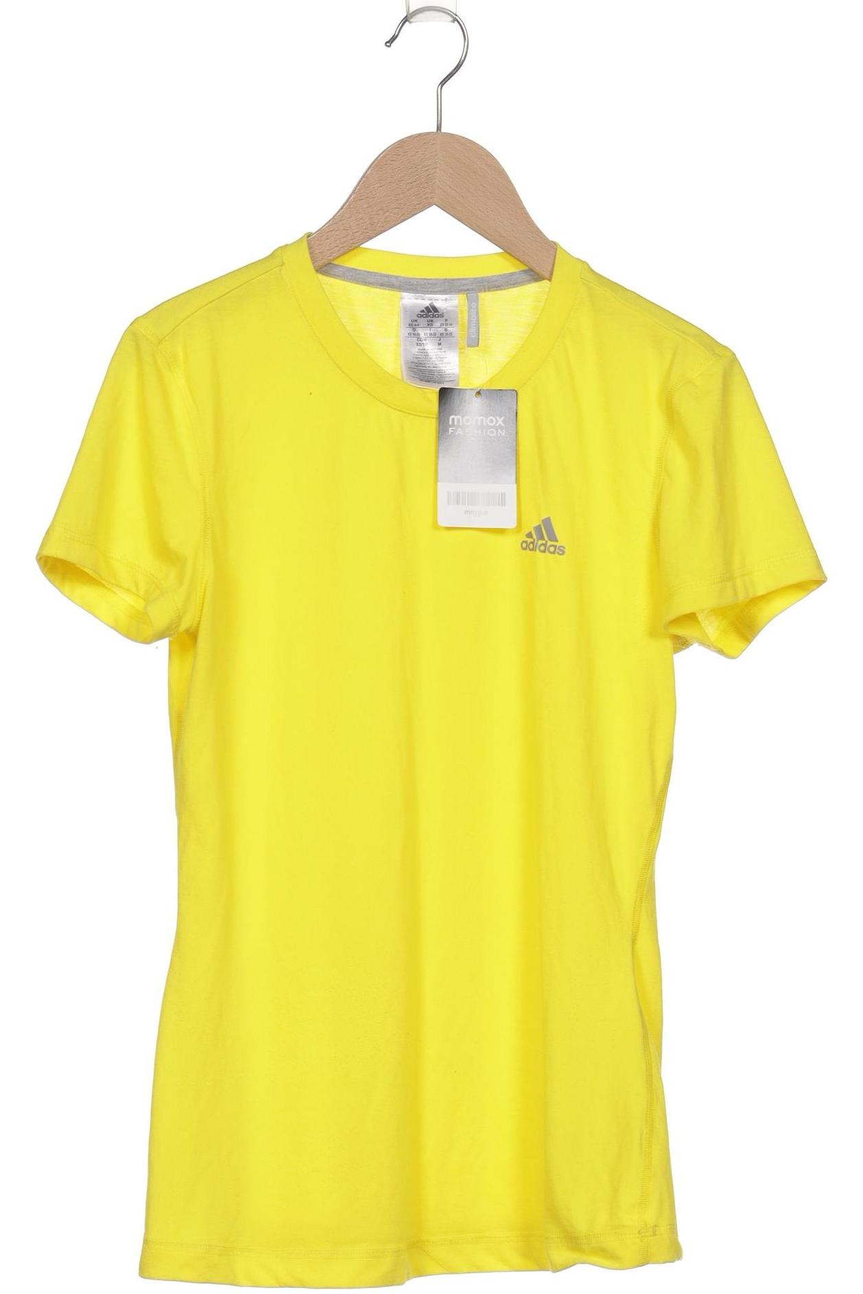 

adidas Damen T-Shirt, gelb, Gr. 34