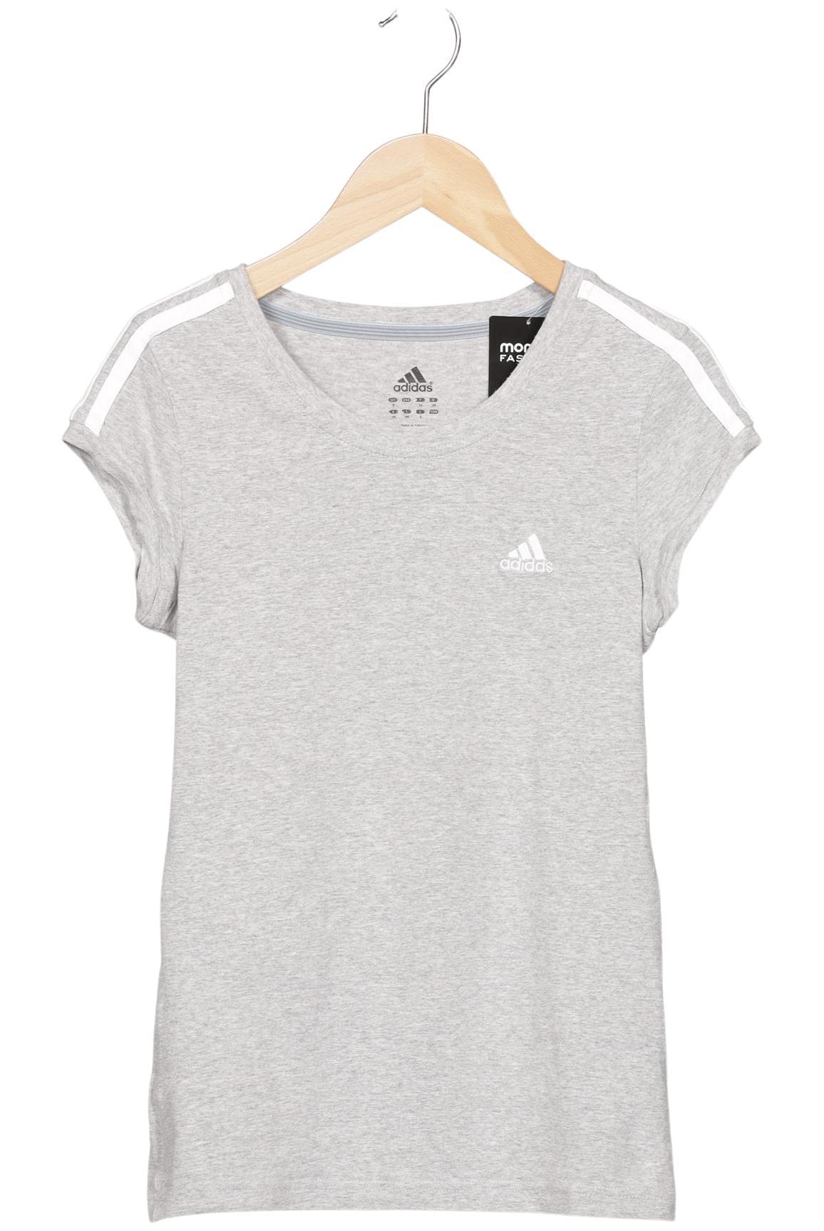 

adidas Damen T-Shirt, grau, Gr. 34