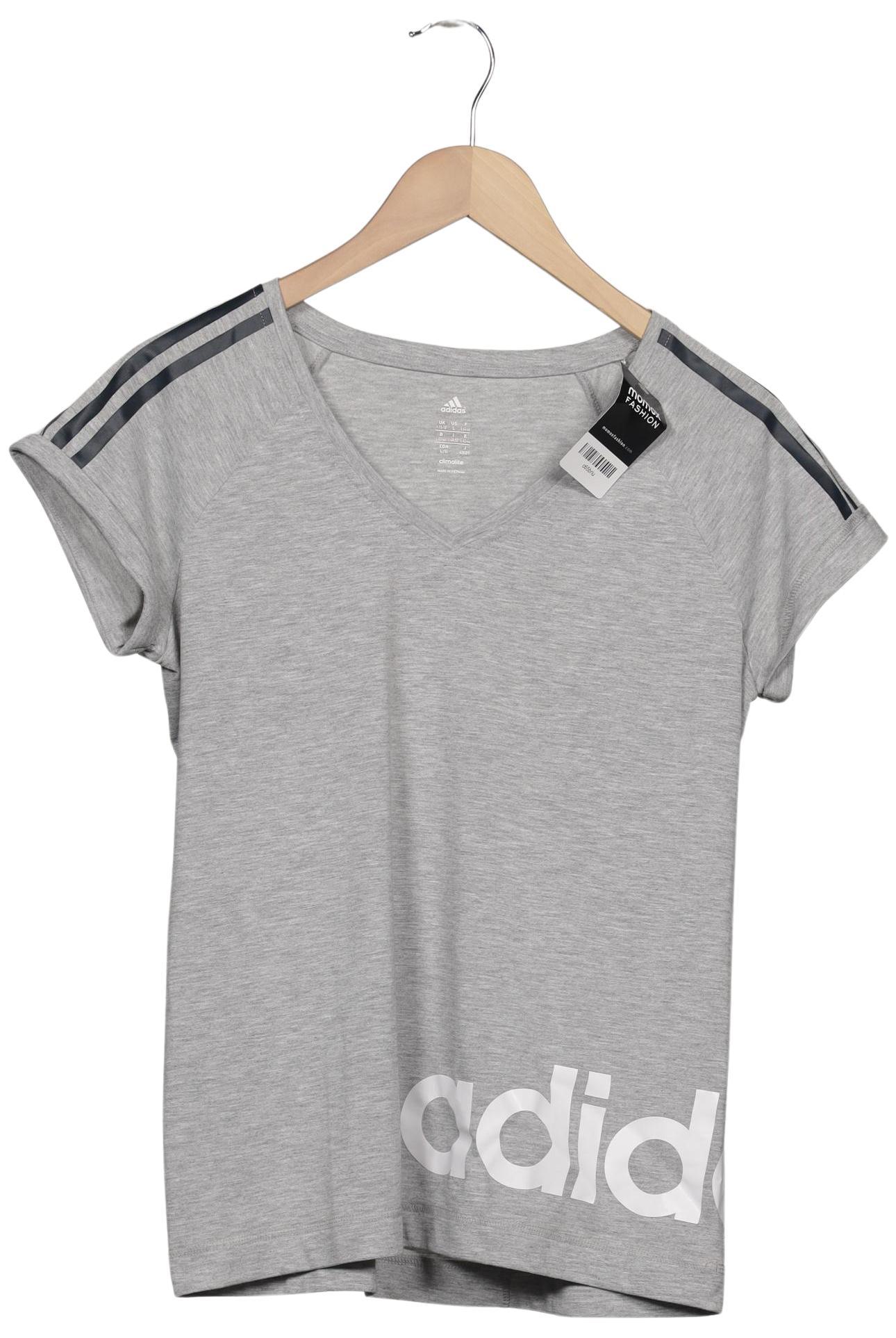 

adidas Damen T-Shirt, grau, Gr. 42