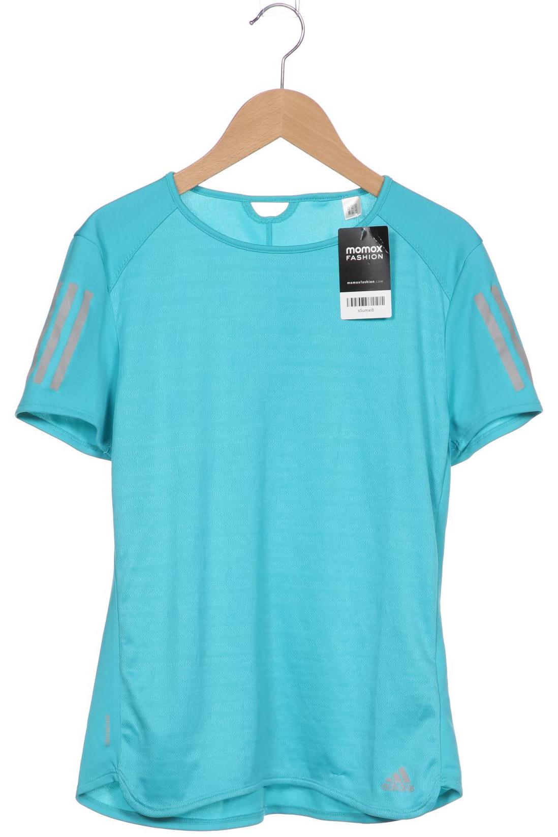 

adidas Damen T-Shirt, blau, Gr. 36