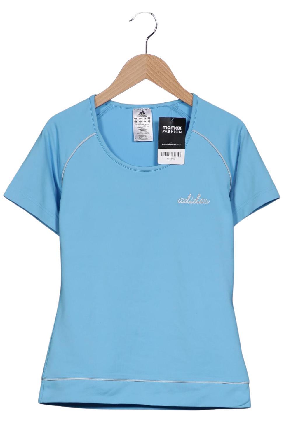 

adidas Damen T-Shirt, blau, Gr. 36