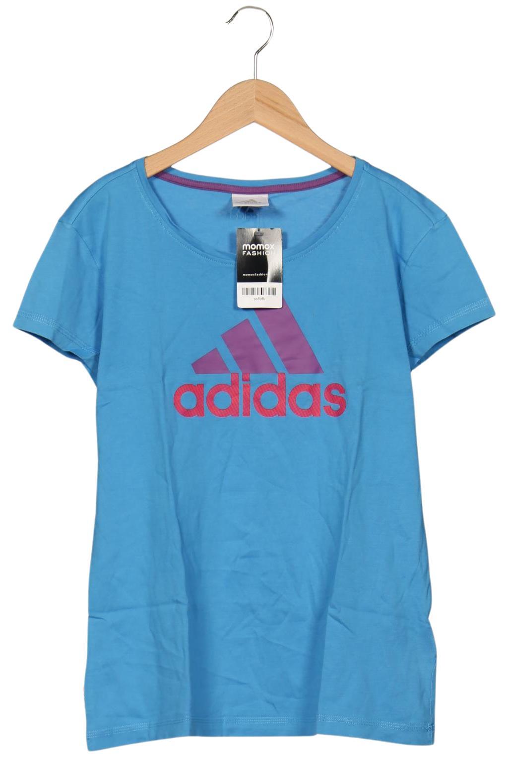 

adidas Damen T-Shirt, blau, Gr. 44