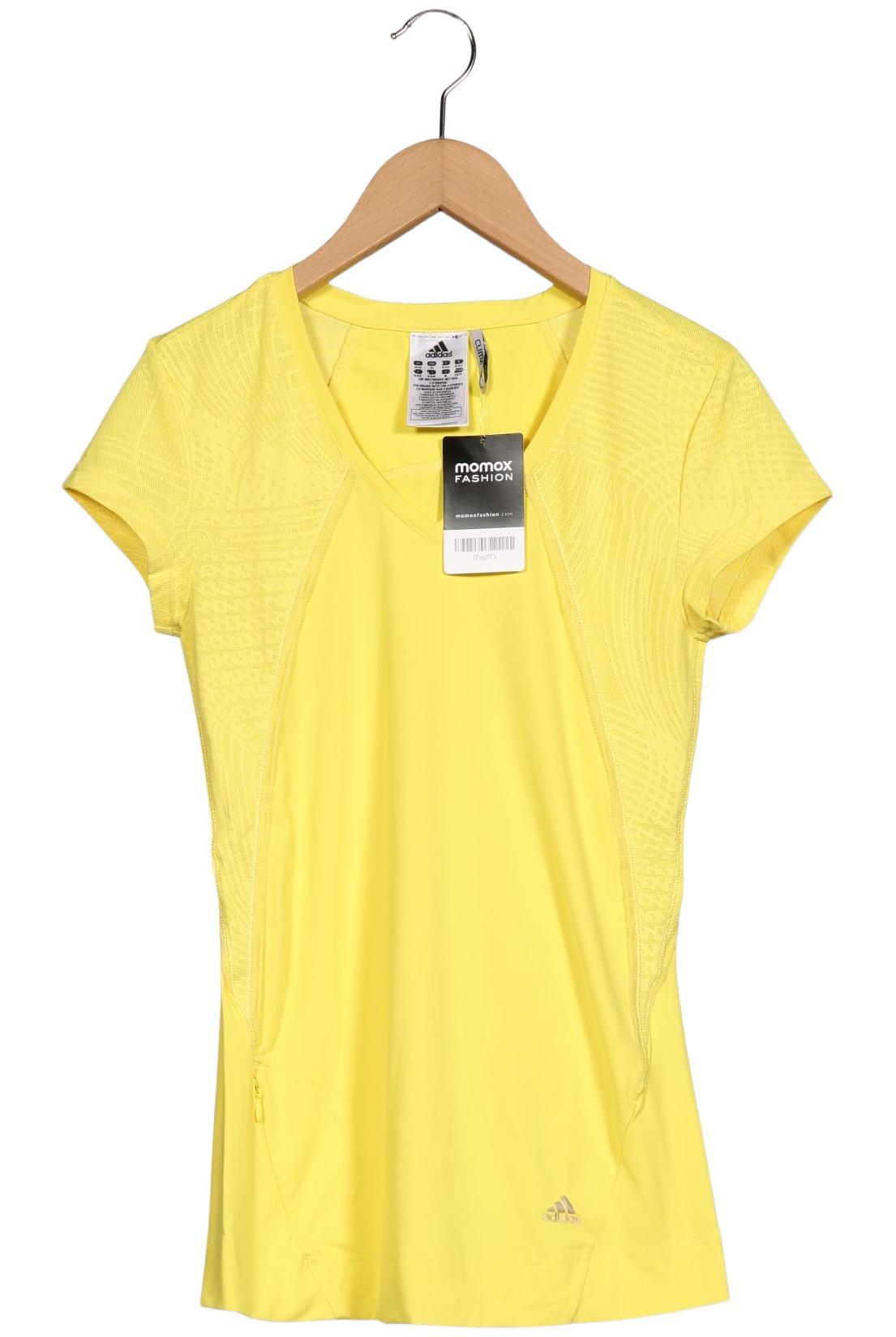 

adidas Damen T-Shirt, gelb, Gr. 30