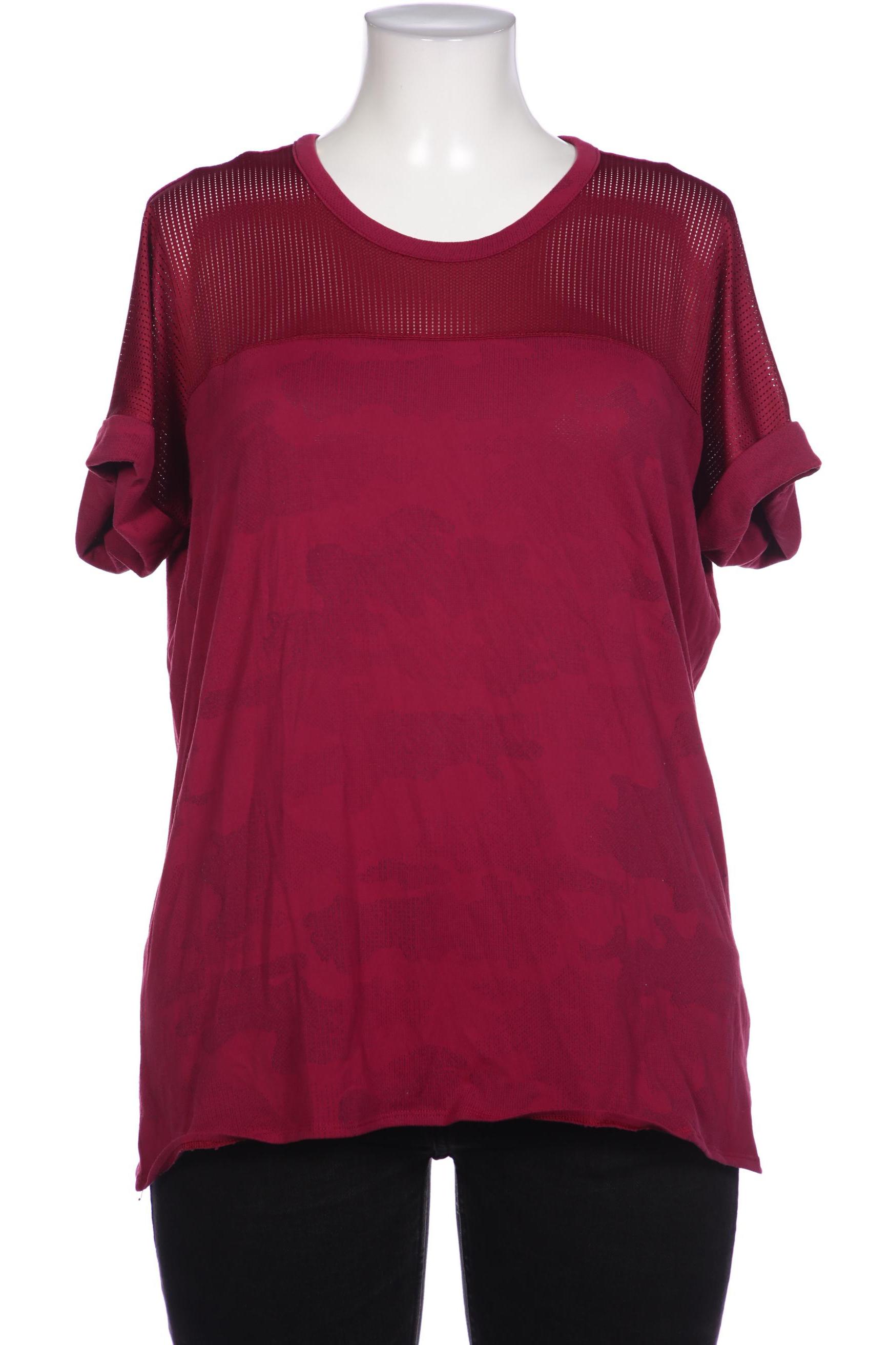 

adidas Damen T-Shirt, bordeaux, Gr. 42