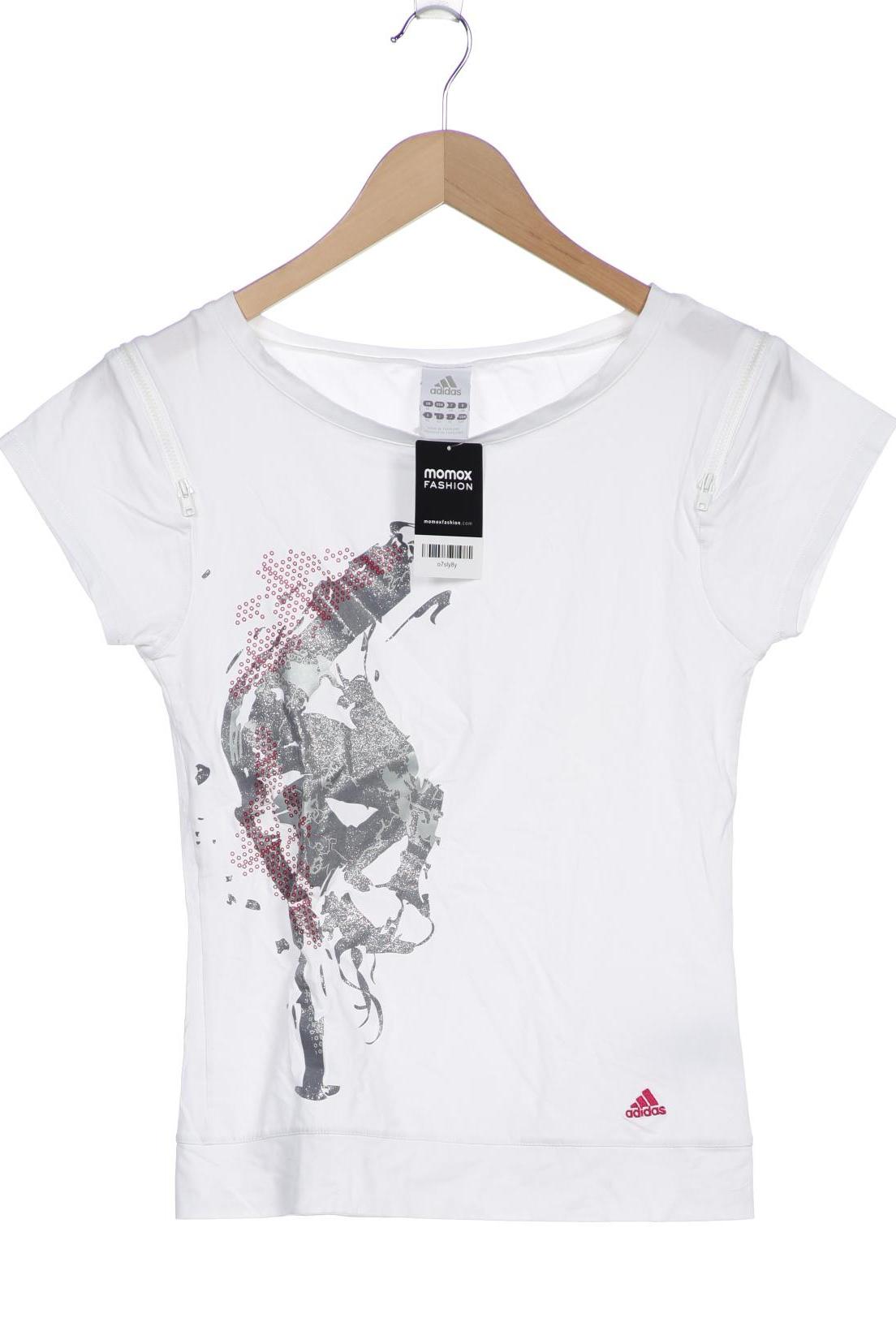 

adidas Damen T-Shirt, weiß, Gr. 36